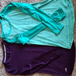 🌿Lot of 2 Exercise tops by Jockey and Champion🌿
